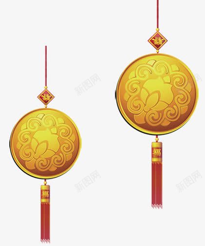 新年饰品png免抠素材_88icon https://88icon.com 喜庆 接福 新年饰品 过大年 迎春