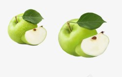 食物水果补充维生素营养青苹果素材
