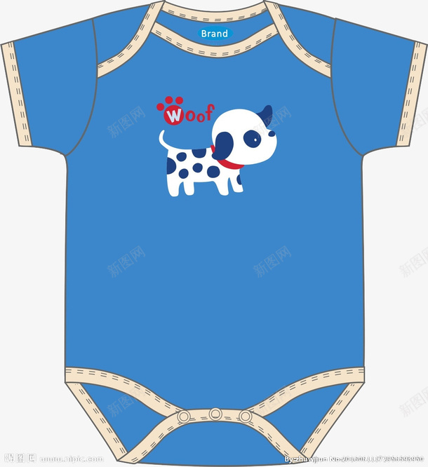 蓝色婴儿服装矢量图eps免抠素材_88icon https://88icon.com 婴儿哈衣 婴儿爬爬衣 矢量图