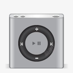 苹果iPod纳米银苹果节日图标图标