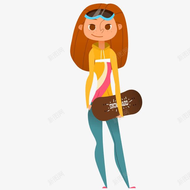小女孩和滑板车png免抠素材_88icon https://88icon.com png图形 png装饰 卡通 小女孩 滑板车 装饰