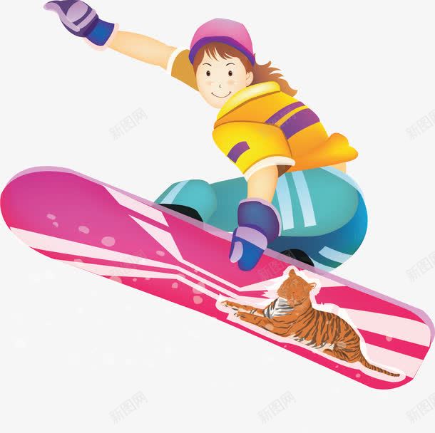 滑雪运动png免抠素材_88icon https://88icon.com 免费素材 校运会 滑雪 素材 运动