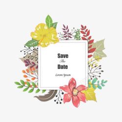 花架的婚礼邀请素材