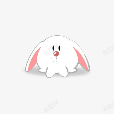 可爱小白兔png免抠素材_88icon https://88icon.com 兔子 可爱 小白兔