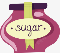 糖罐糖罐矢量图高清图片