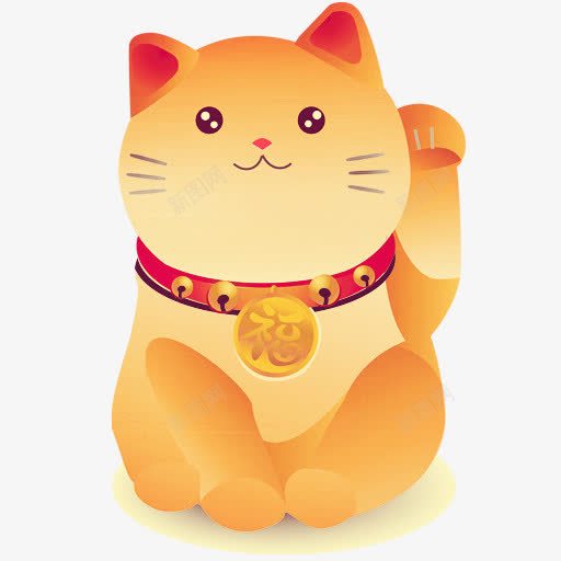 手绘招财猫png免抠素材_88icon https://88icon.com 手绘招财猫 猫 猫图片