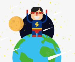 卡通超人素材