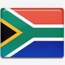 南非洲国旗国国家标志素材