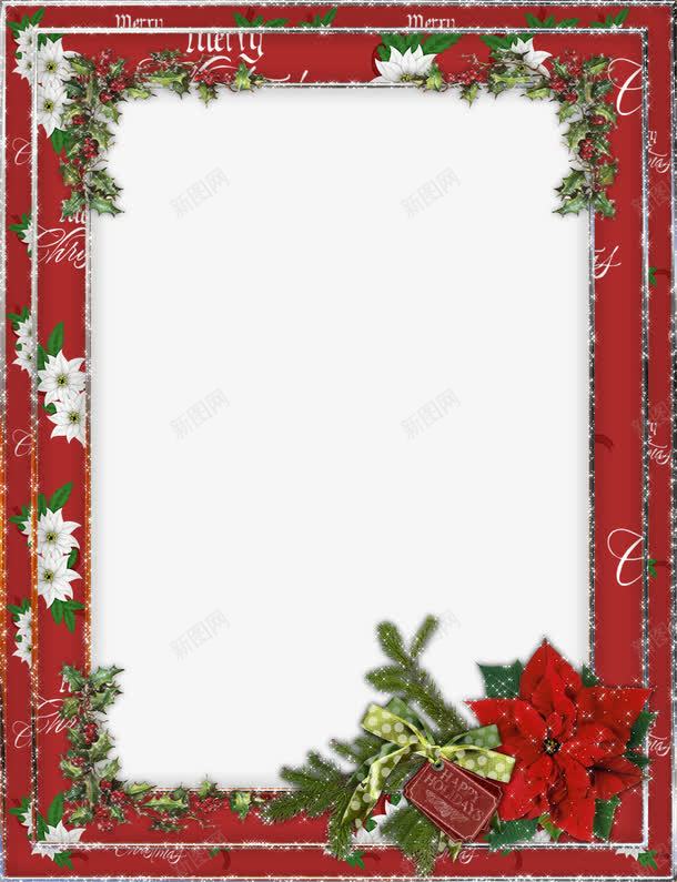 红色圣诞节日装饰边框背景png免抠素材_88icon https://88icon.com 圣诞 红色 背景 节日 装饰 边框