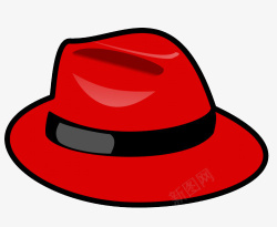 有质感的卡通红色帽子素材
