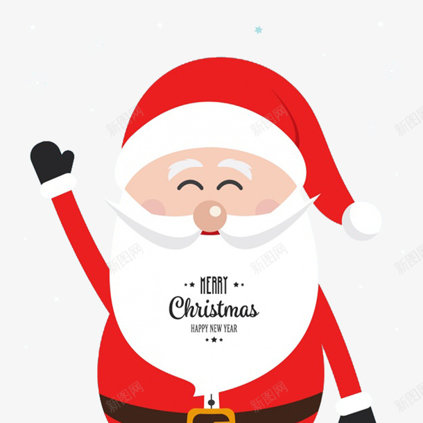 可爱卡通圣诞老人在招手png免抠素材_88icon https://88icon.com 卡通 卡通人物 圣诞老人 圣诞节 红色卡通人物