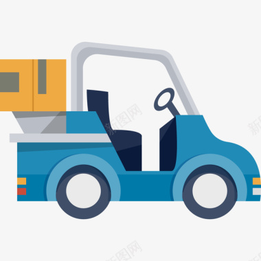 装货物流货车卡车装货示意图图标图标
