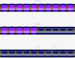 紫色进度条进度条高清图片