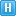 火鸡字母蓝色的大写字母H按键icon图标图标