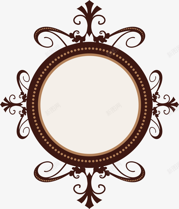 欧式边框矢量图ai免抠素材_88icon https://88icon.com 欧式边框 边框 矢量图