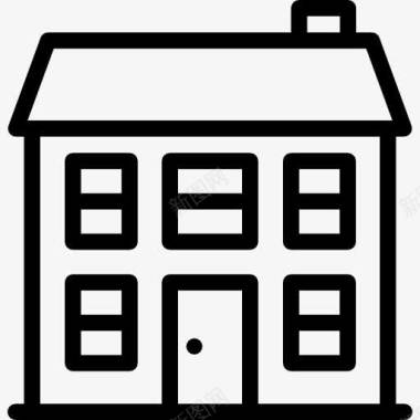 复式房子立体图复式的房子图标图标