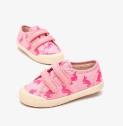 小兔子粉色童鞋素材
