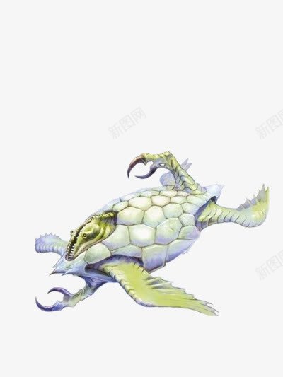原始鳄龟png免抠素材_88icon https://88icon.com 乌龟 原始 远古 鳄龟