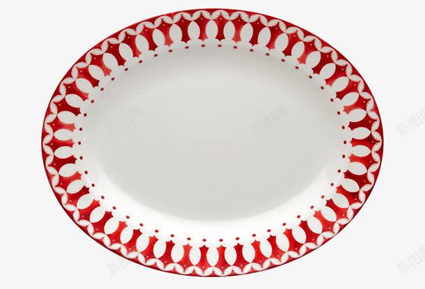 餐盘png免抠素材_88icon https://88icon.com 圆形 红色 餐盘