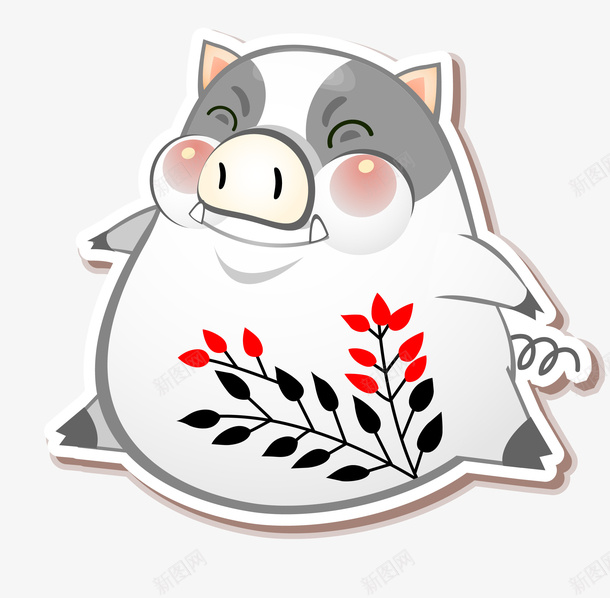 手绘卡通猪png免抠素材_88icon https://88icon.com 卡通猪 卡通猪矢量图 手绘卡通猪免费png下载 手绘猪