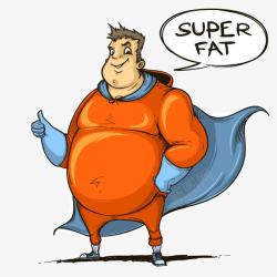 卡通肥胖人物素材