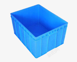 产鱼箱塑胶蓝色装鱼箱高清图片