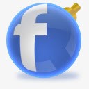 Facebook社会社会网络锡社交球图标图标