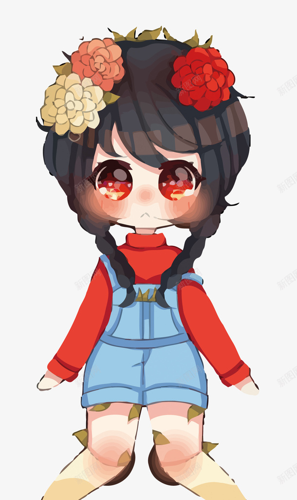 卡通可爱的小姑娘矢量图eps免抠素材_88icon https://88icon.com 卡通 可爱 女孩矢量 小姑娘PNG矢量图 小姑娘免扣PNG图 手绘 矢量图