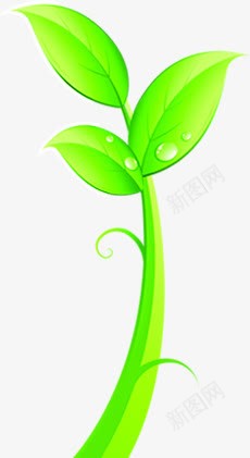 绿色可爱嫩绿发芽植物png免抠素材_88icon https://88icon.com 发芽 可爱 嫩绿 植物 绿色