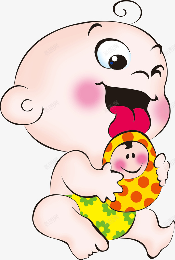 可爱卡通婴儿png免抠素材_88icon https://88icon.com 卡通 可爱 婴儿