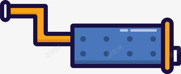 排气管零配件png免抠素材_88icon https://88icon.com 卡通配件 排气管 汽修配件 汽车配件 汽车零配件 矢量配件 零配件