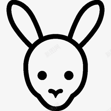 兔子占星术的兔子图标图标