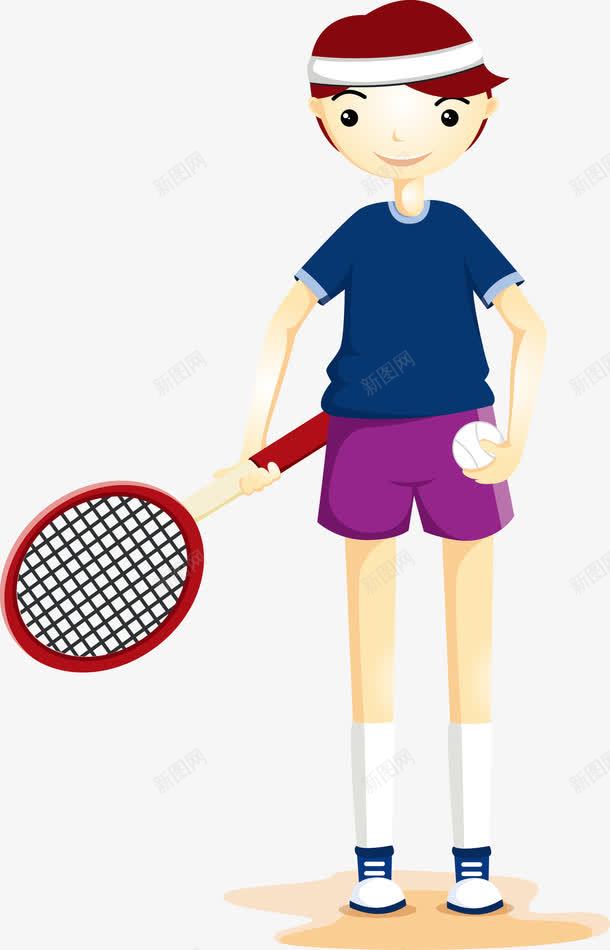卡通网球运动员png免抠素材_88icon https://88icon.com 健康 卡通网球运动员 矢量卡通网球运动员 网球运动员 网球运动员矢量