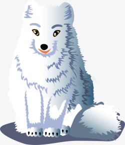 手绘狼矢量图素材