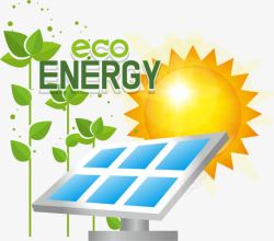绿色能源太阳能素材