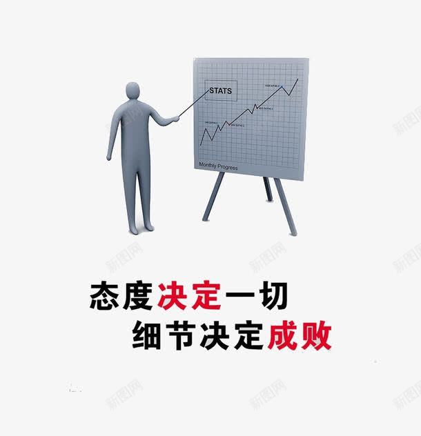 细节决定成败png免抠素材_88icon https://88icon.com 小玩偶人 态度决定一切 细节决定成败 讲课