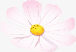 粉色水彩花朵装饰素材