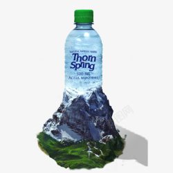 深层矿泉水素材