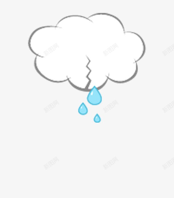 云朵下雨卡通插画png免抠素材_88icon https://88icon.com 下雨 云朵 卡通手绘 可爱