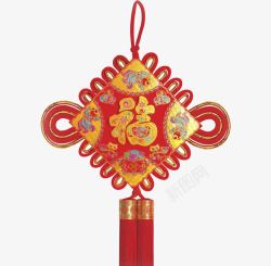 红色中国结素材