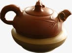 茶壶主题中国风文房四宝素材