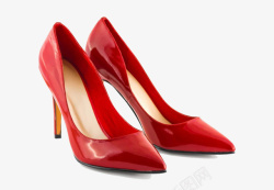 红色鞋子素材