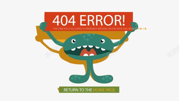 创意404png免抠素材_88icon https://88icon.com 404 创意404 手绘素材 网页素材