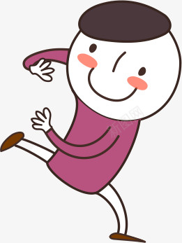 跳舞男孩矢量图ai免抠素材_88icon https://88icon.com AI 儿童 卡通 可爱 孩子 手绘 男孩 红色 跳舞 矢量图