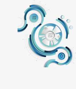 商务信息图表矢量图素材