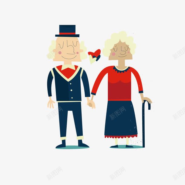 老年人两人同行png免抠素材_88icon https://88icon.com 两个人 两人同行 出行 散步 旅行 海报设计底纹 老年人两人同行 逛街
