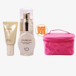 隔离霜与化妆包素材