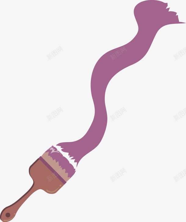紫色清新涂料装饰图案png免抠素材_88icon https://88icon.com 免抠PNG 涂料 清新 紫色 装饰图案