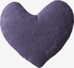 紫色毛绒抱枕素材