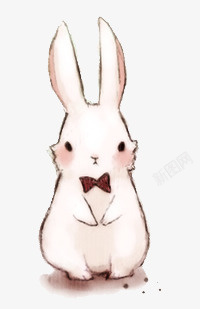可爱可爱元素卡通可爱兔子素材
